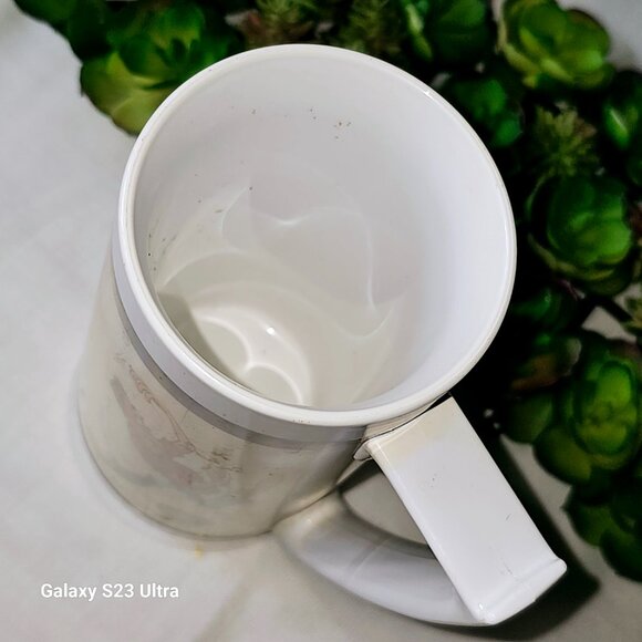 Vintage set 3 Thermo-Serv Mug 16 oz. Fun Fishing ; bowling ; badminton - Picture 4 of 15